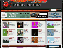 Tablet Screenshot of pixelgames.com